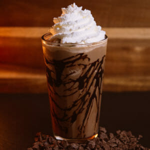 Mocha Freezer whip glass