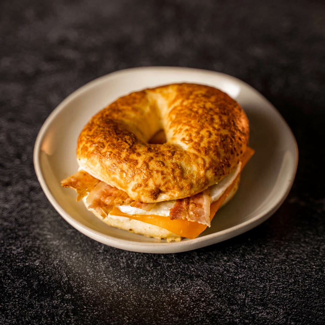 Ellianos Bacon Egg and Cheese Breakfast Sandwich