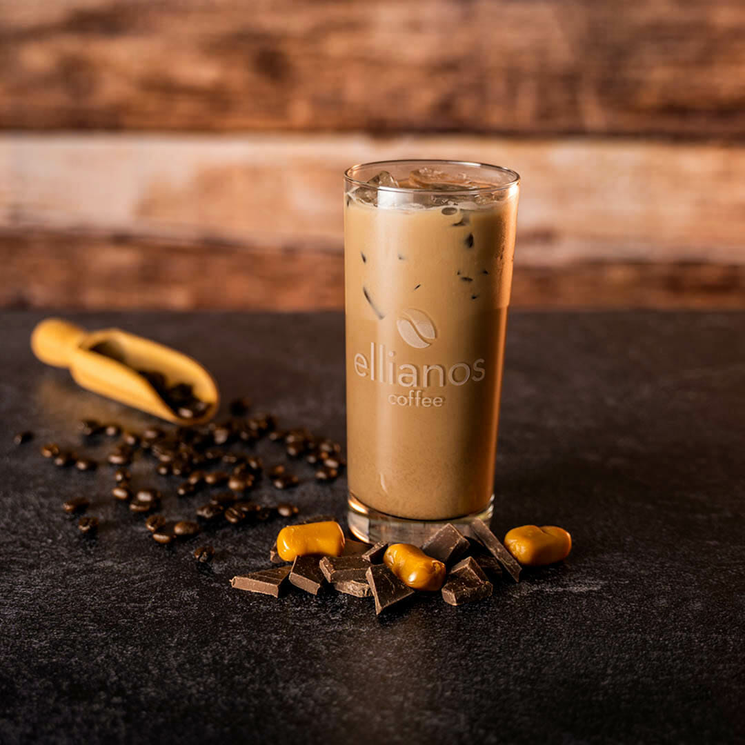 Ellianos Iced Turtle Latte