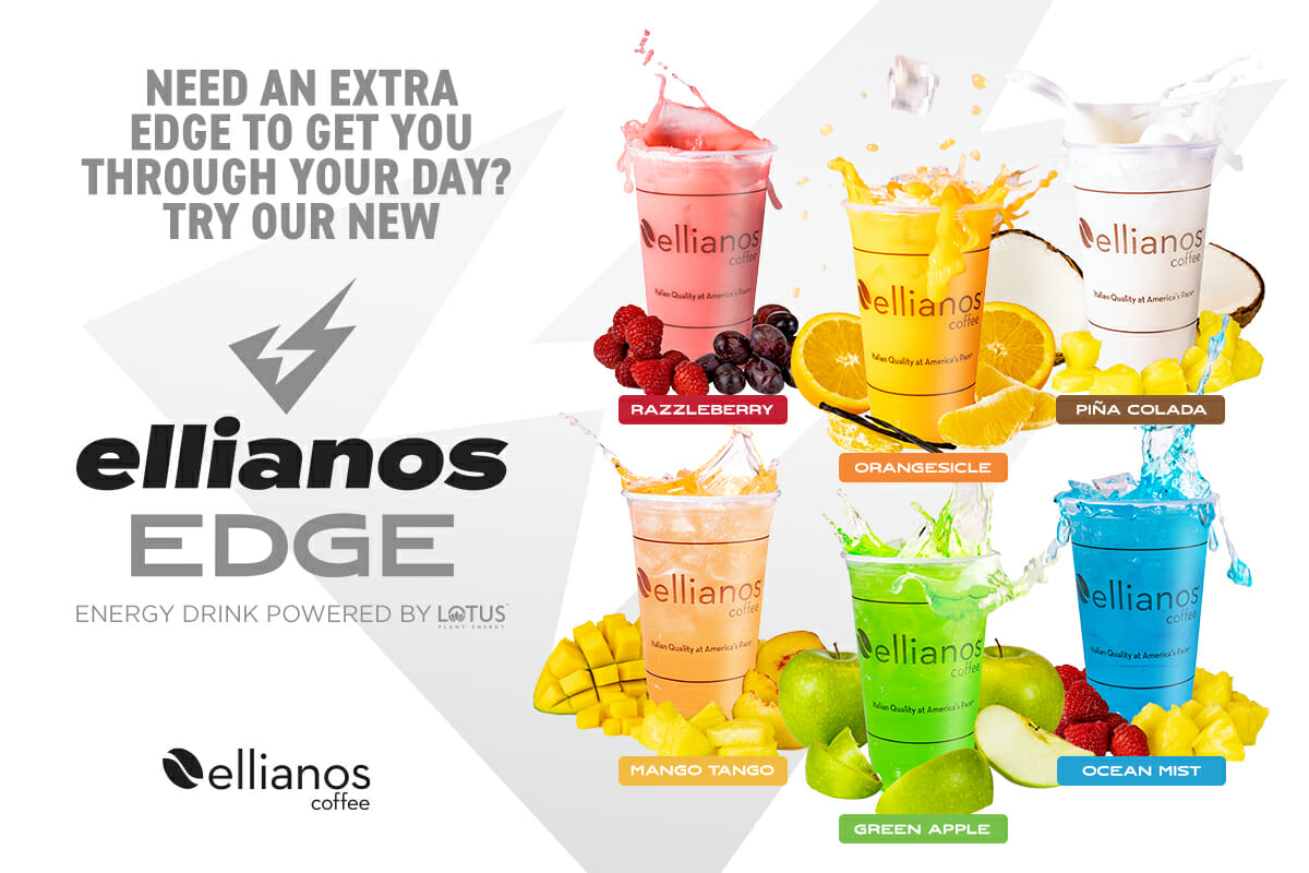 Ellianos Coffee Locations to Roll Out All-New Line of Energy Drinks Soon