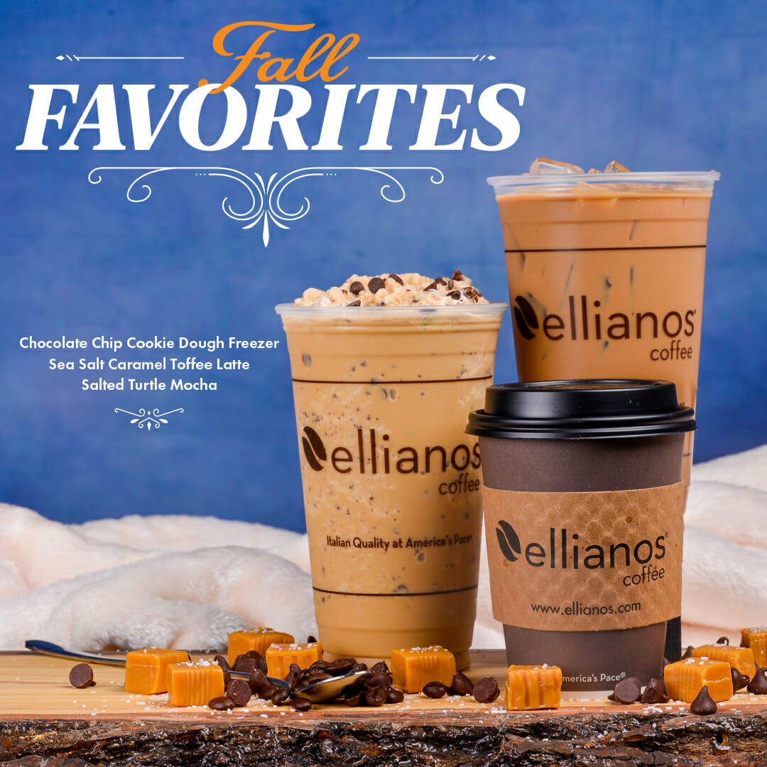 Ellianos Coffee To Launch Three Additional Fall Drinks on September 26