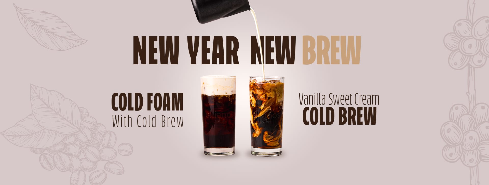 Ellianos Coffee Introduces New Year New Brew Promotion with Two Menu Additions