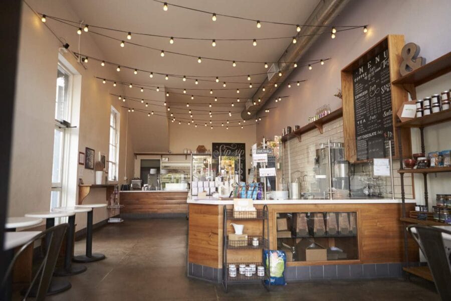 Coffee shop interior