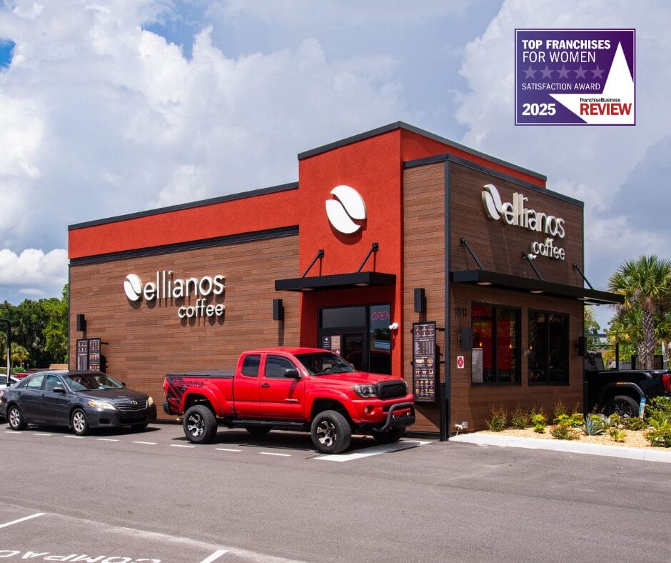 Ellianos Coffee Named a 2025 Top Franchise for Women by Franchise Business Review