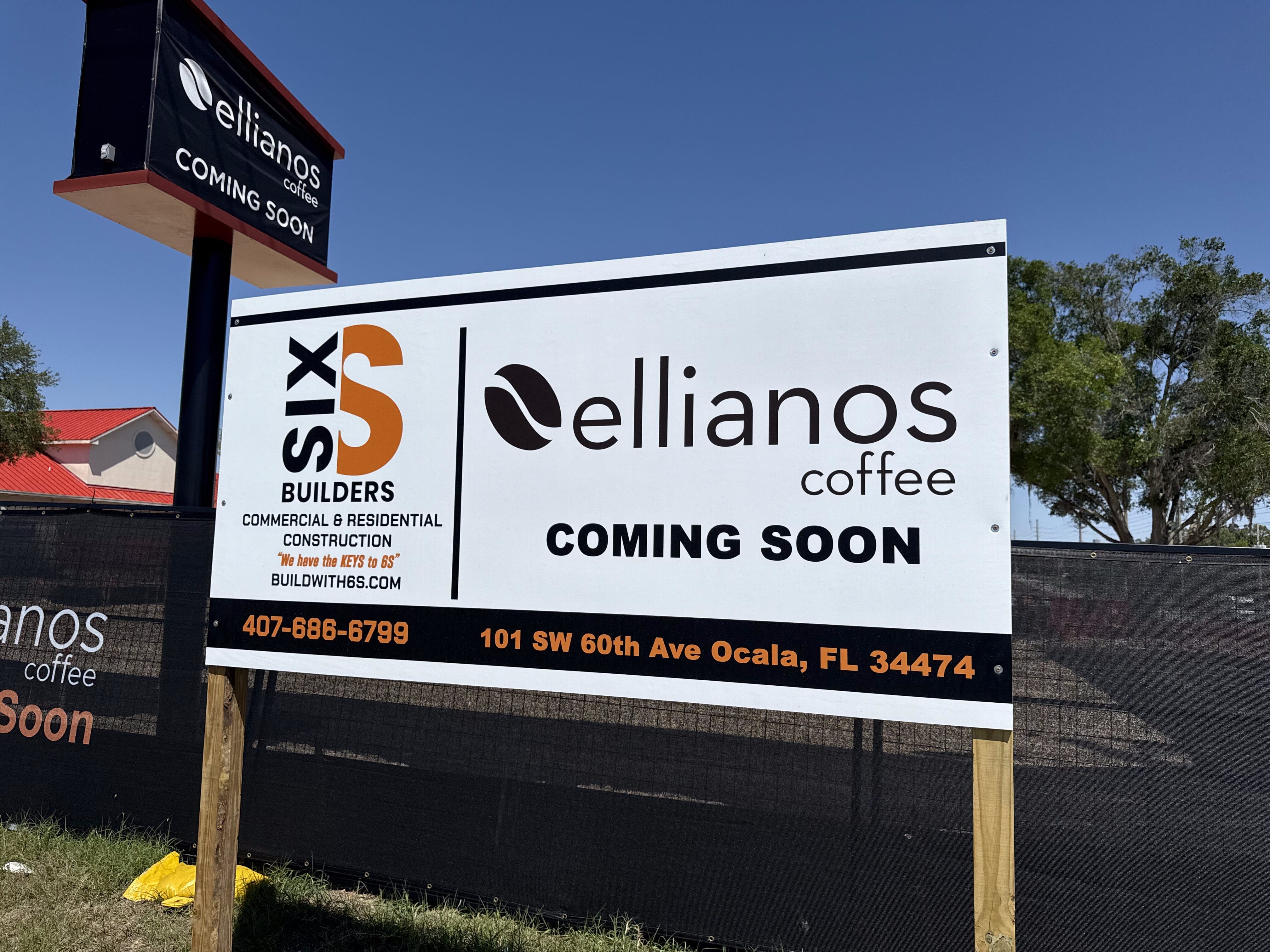 Ellianos Coffee Begins Construction on Second Ocala Location