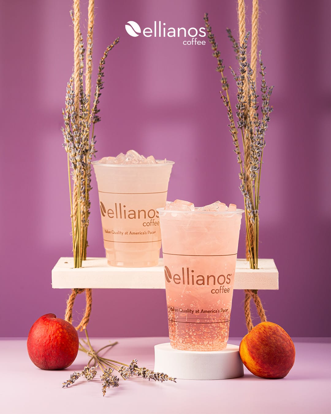 Ellianos Coffee Unveils Refreshing Limited-Time Lavender Peach Drinks for Summer