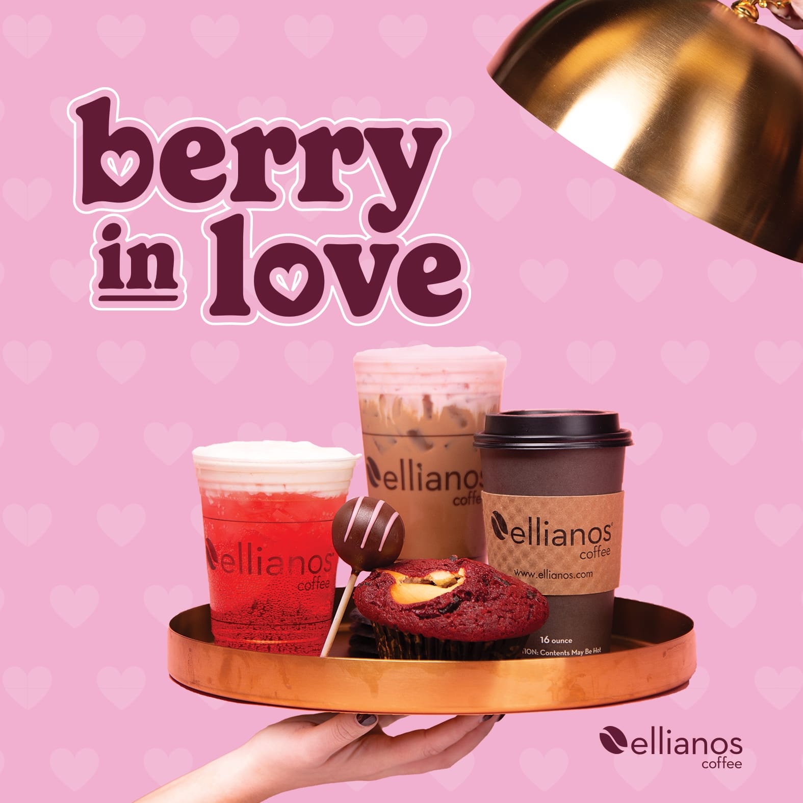 Ellianos Coffee Celebrates Berry in Love Promotion with Limited-Time Menu and Free Stickers